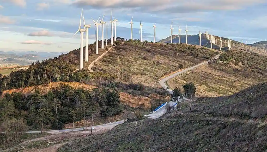 Molinos eólicos Alto del Perdón